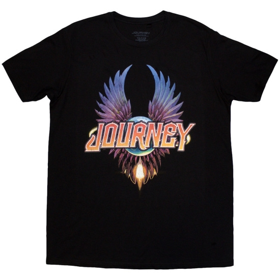 Journey - Classic Wings Uni Bl T-Shirt  (2XL)