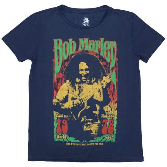 Bob Marley - 1978 Lady Denim T-Shirt  (XL)
