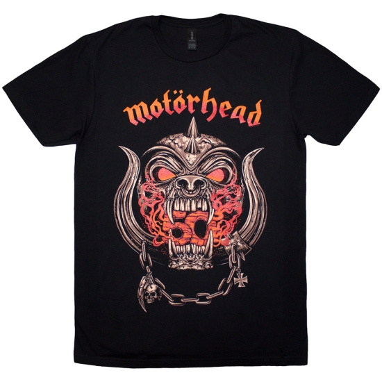 Motorhead - 50 Years Warpig Red Gradient Uni Bl T-Shirt