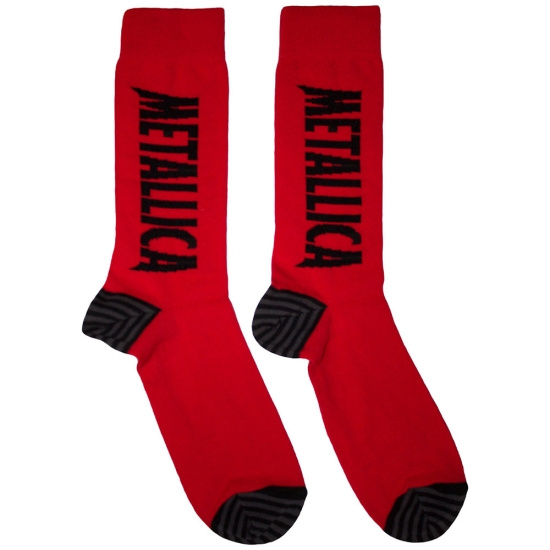 Metallica - Stressed Logo Uni Red Socks