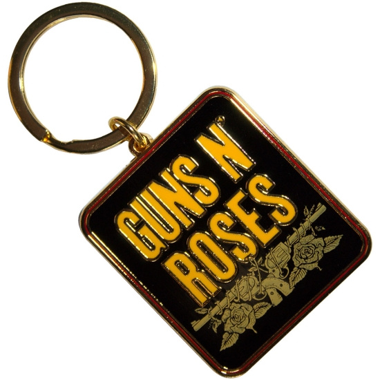 Guns N Roses - Stacked Black Keychain