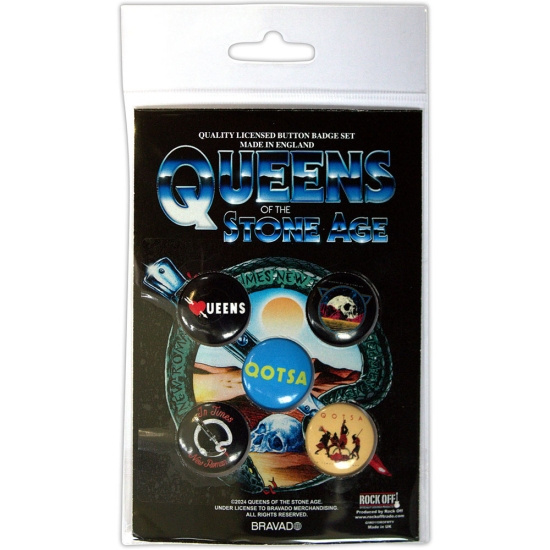Queens Of The Stone Age - Logos - Button Badge Pack