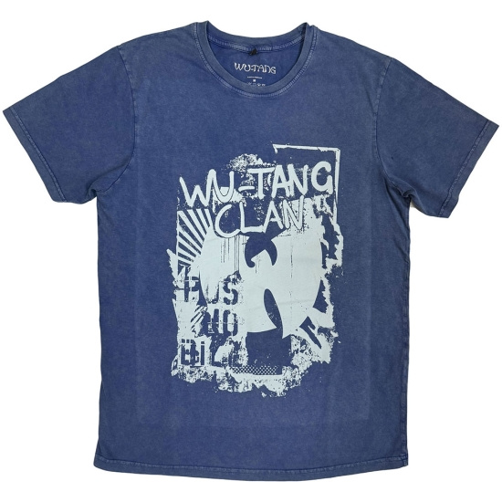 Wu-Tang Clan - Graffiti Stone Wash Uni Denim T-Shirt