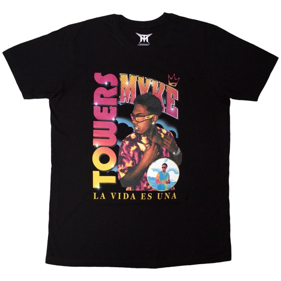 Myke Towers - Throwback Uni Bl T-Shirt