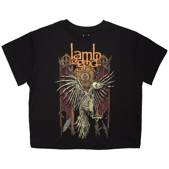 Lamb Of God - Crow Lady Bl Crop Top