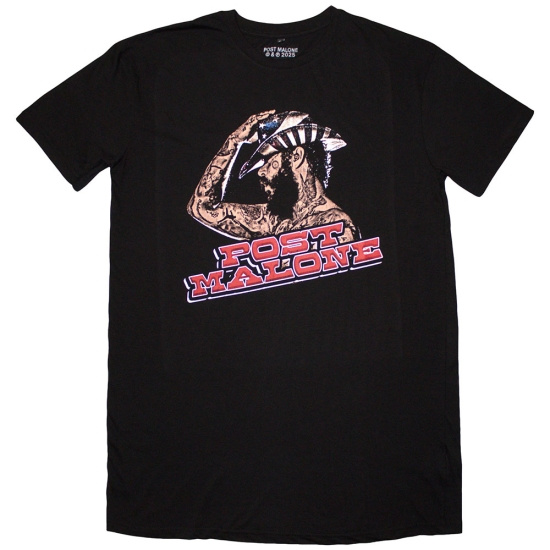 Post Malone - Cowboy Hat Lady Bl T-Shirt Dress