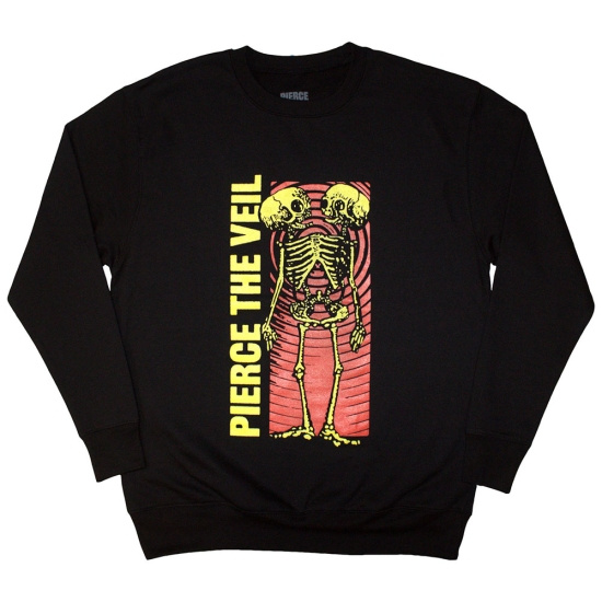 Pierce The Veil - Piercetheveil Wavy Skeleton Uni Bl Sweatshirt