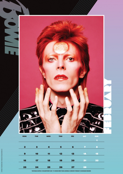 David Bowie  - 2026 A3 Calendar
