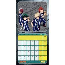 My Hero Academia  - 2026 Square Calendar