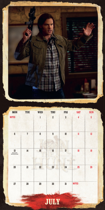 Supernatural  - 2026 Square Calendar