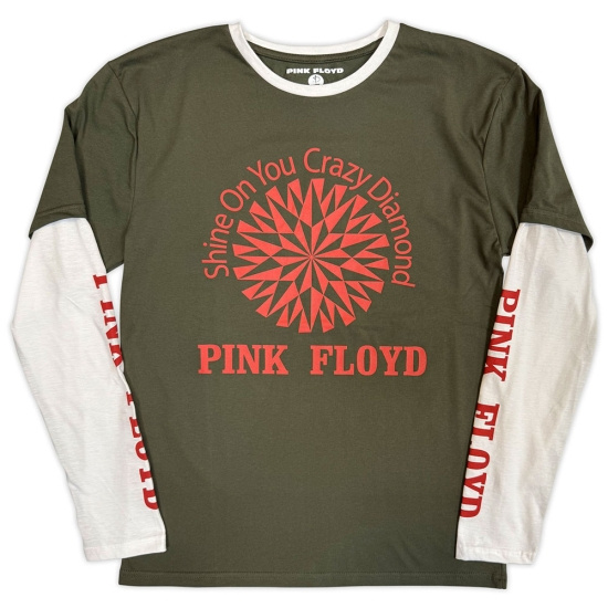 Pink Floyd - Shine On Uni Green/Wht Layered Longsleeve