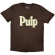 Pulp - New Logo Uni Brown T-Shirt Pulp - New Logo Uni Brown T-Shirt