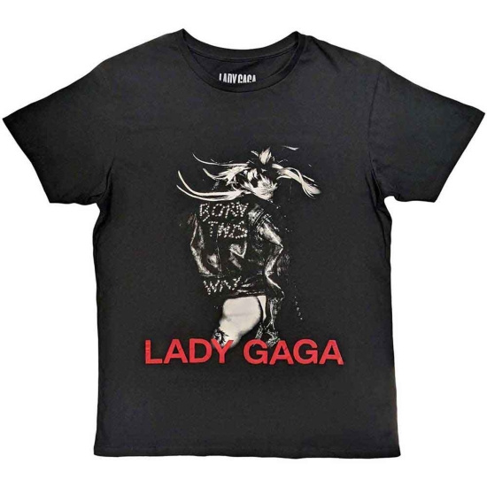 Lady Gaga - Leather Jacket Uni Bl T-Shirt