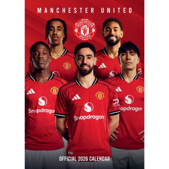 Manchester United Fc  - 2026 A3 Calendar  Pf
