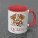 Queen - (Crest) Red Coloured Inner Pod Mug Queen - (Crest) Red Coloured Inner Pod Mug