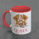 Queen - (Crest) Red Coloured Inner Pod Mug Queen - (Crest) Red Coloured Inner Pod Mug