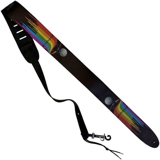Pink Floyd - Dark Side Of The Moon Prism Leather Guitar Strap