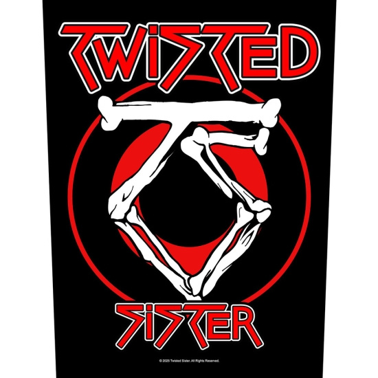 Twisted Sister - Circular Logo Back Patch