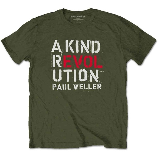 Paul Weller - A Kind Revolution Uni Green T-Shirt