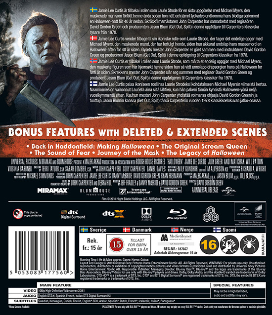 Movie - Halloween Bd S-T