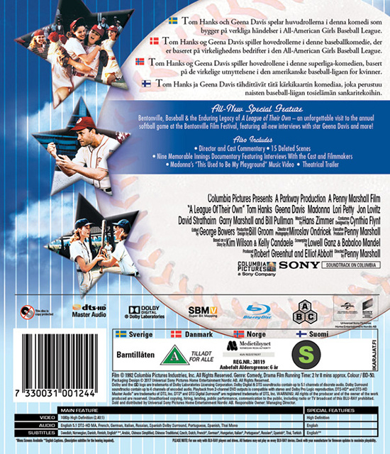 Movie - League Of Their Own, A 25Th Ae Bd S-T