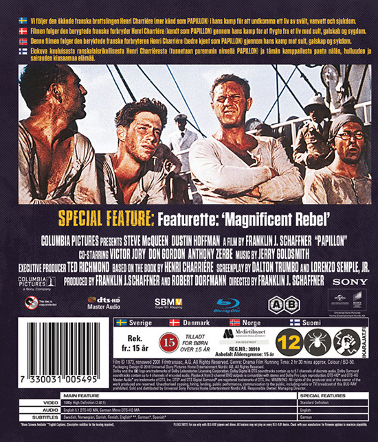 Movie - Papillon Bd S-T