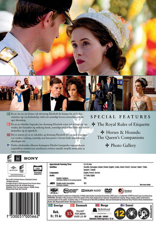 Movie - Crown, The - Season 2 Dvd S-T