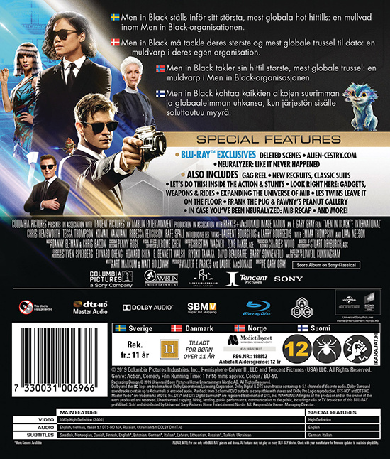 Movie - Men In Black: International Bd S-T