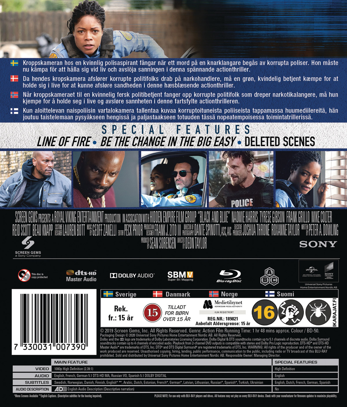 Movie - Black And Blue Bd S-T