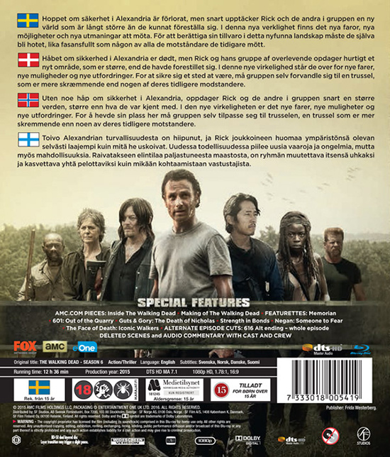 Movie - Walking Dead, The S06 Bd