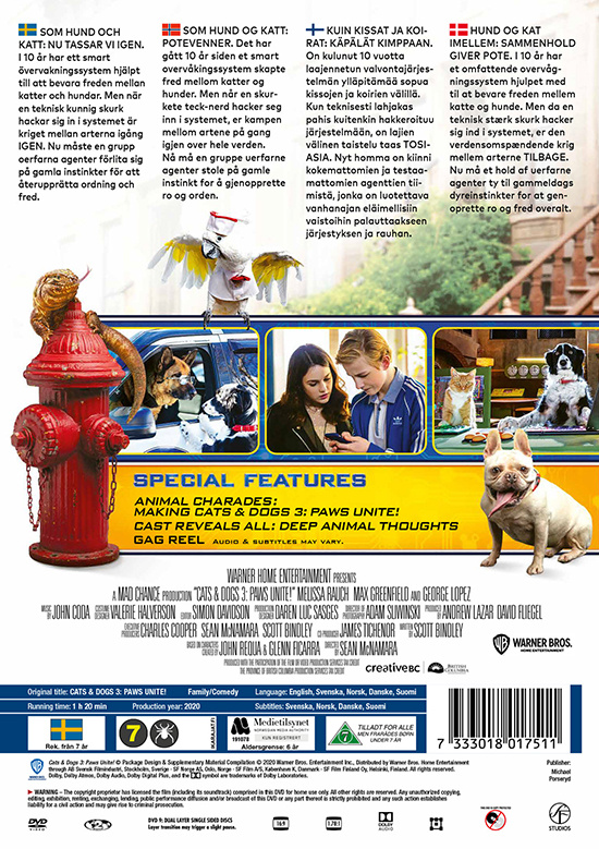 Movie - Cats & Dogs 3: Paws Unite!