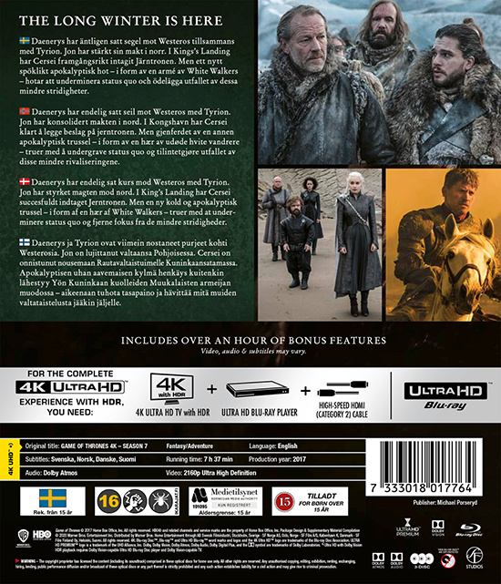 Movie - Game Of Thrones 4K - Season 7