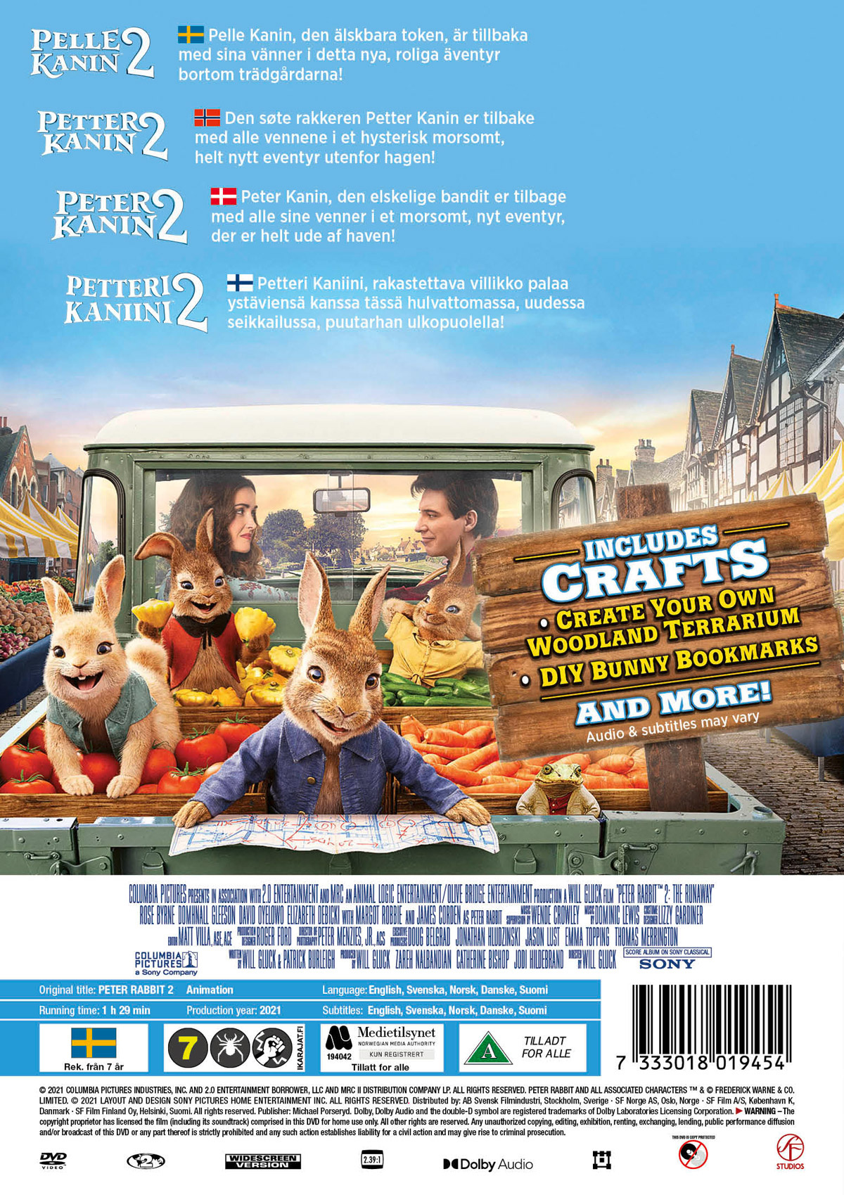Movie - Peter Rabbit 2 (Dvd)