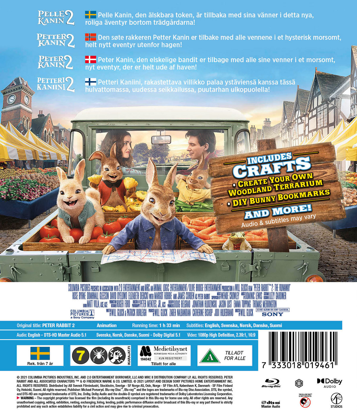 Movie - Peter Rabbit 2 (Bd)