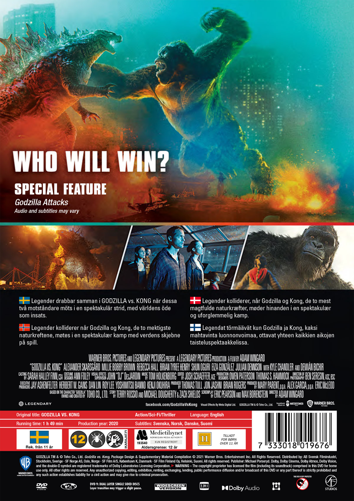 Movie - Godzilla Vs. Kong (Dvd)