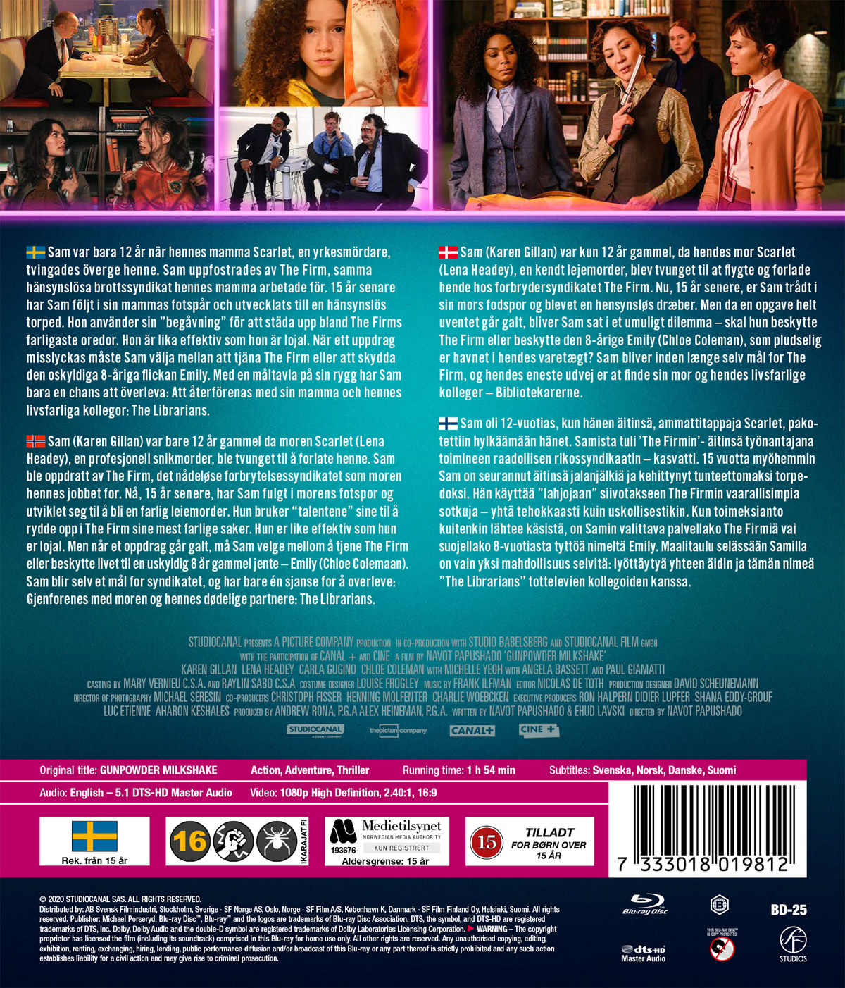 Movie - Gunpowder Milkshake (Bd)