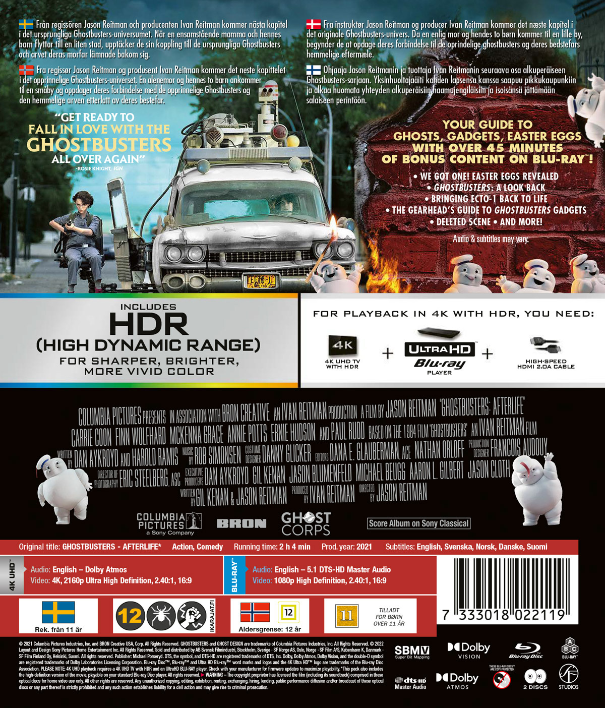 Movie - Ghostbusters: Afterlife (4K+Bd)