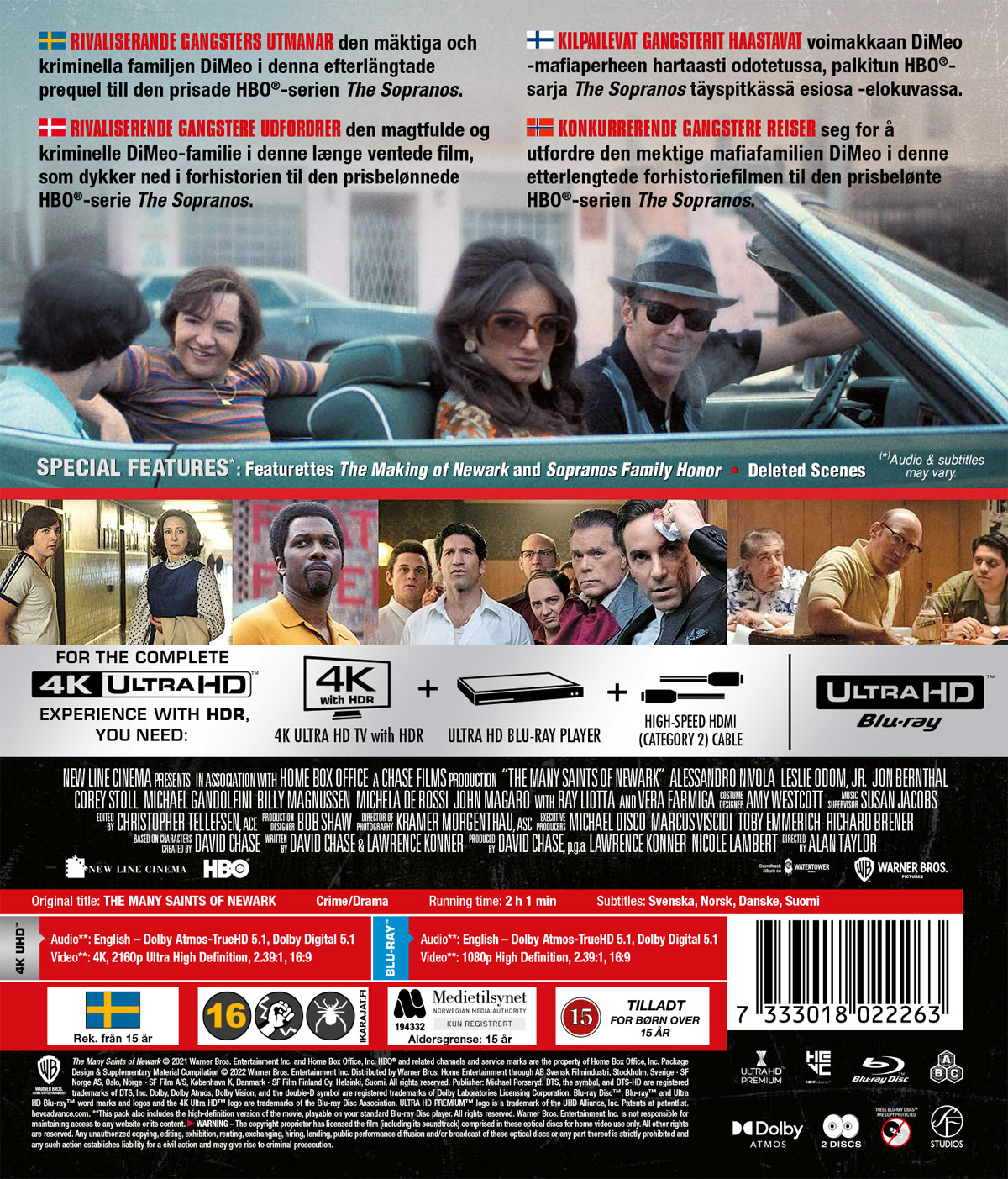 Movie - Many Saints Of Newark, The (4K+Bd)