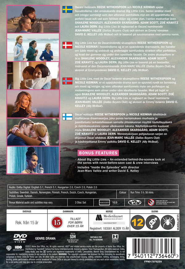 Movie - Big Little Lies S01 Dvd