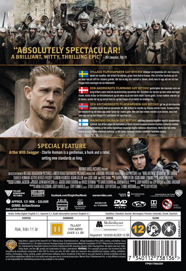 Movie - King Arthur: Legend Of The Sword Dvd