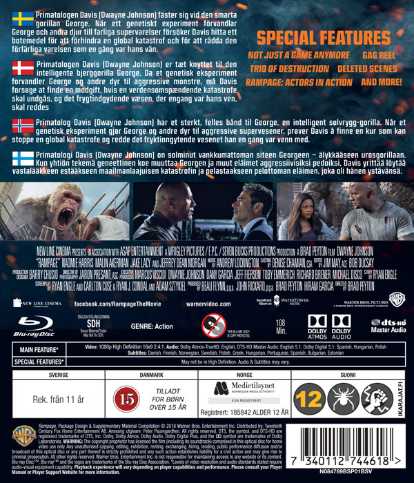 Movie - Rampage Bd