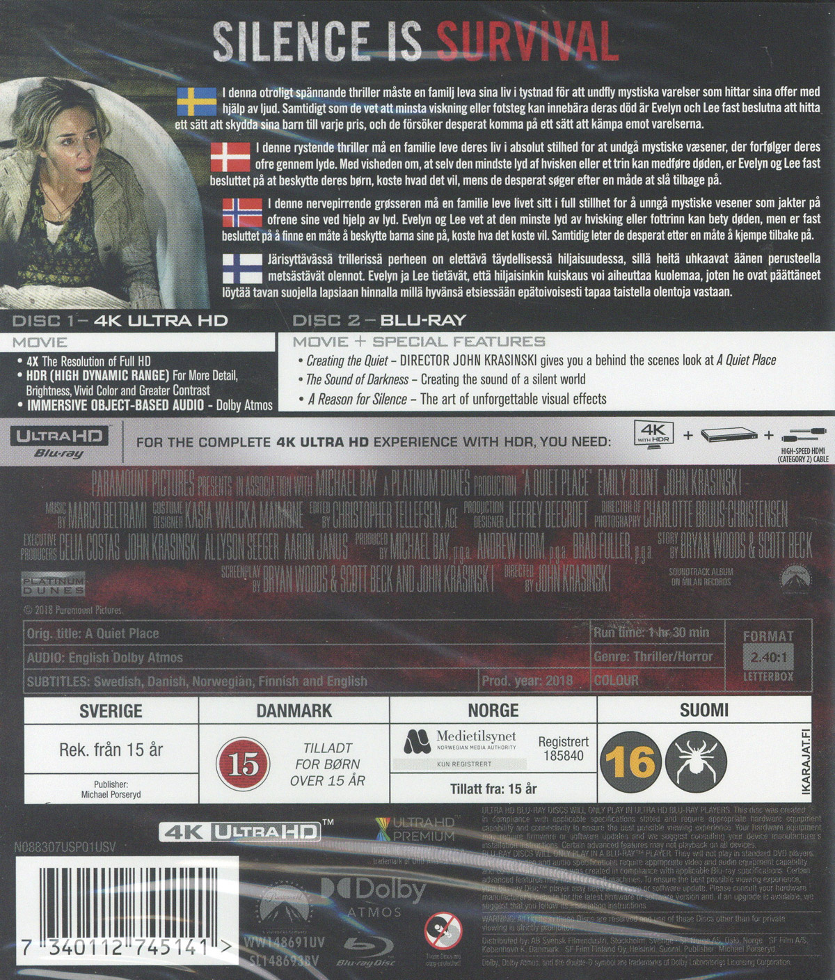 Movie - A Quiet Place Uhd