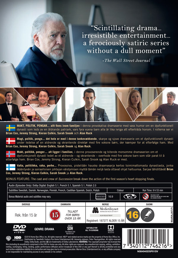 Movie - Succession S01 Dvd