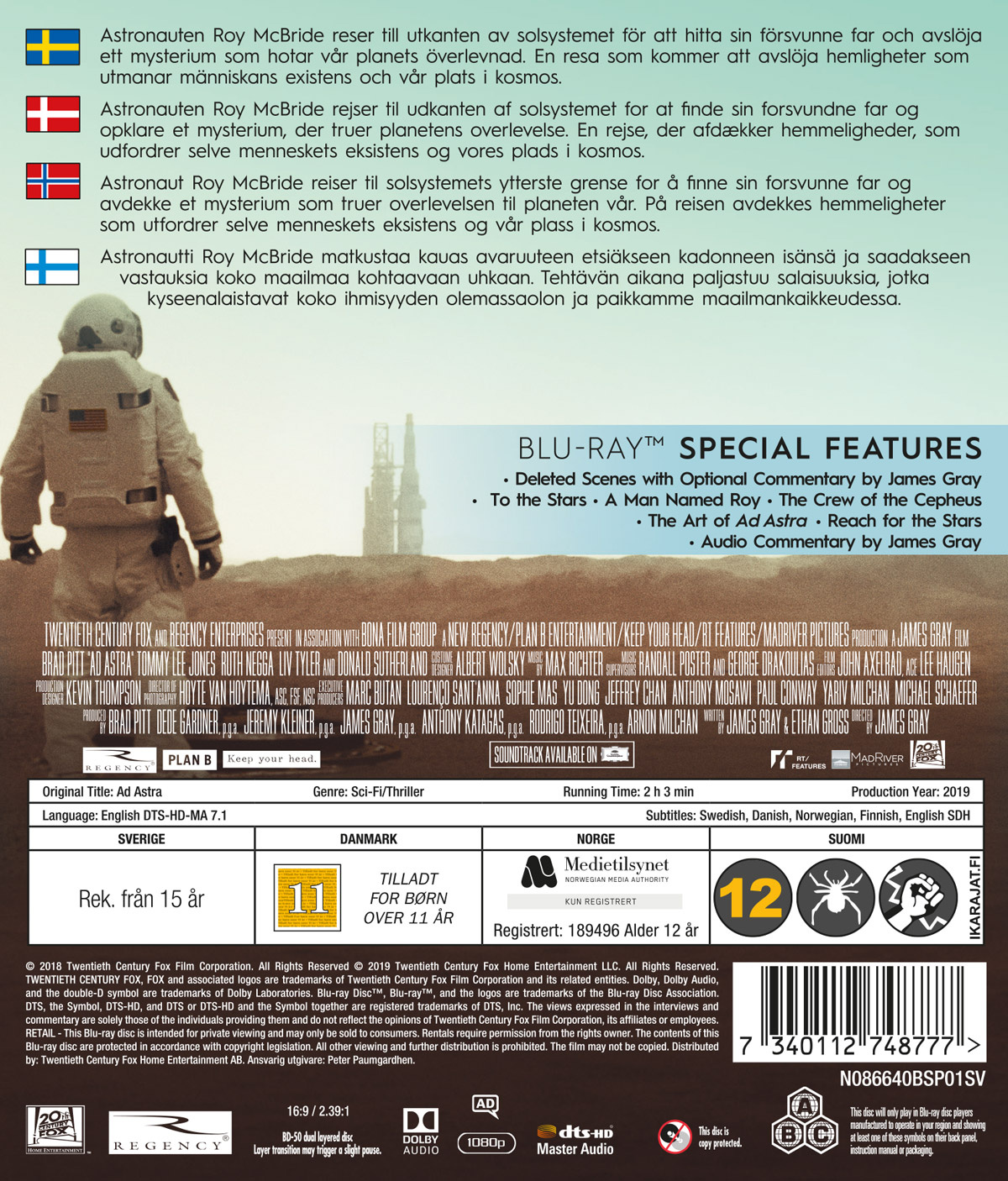 Movie - Ad Astra Bd