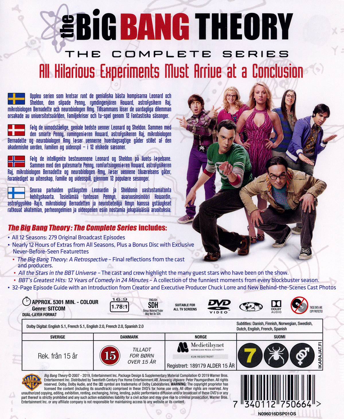 Movie - Big Bang Theory The S1-12 - Box Set Dvd