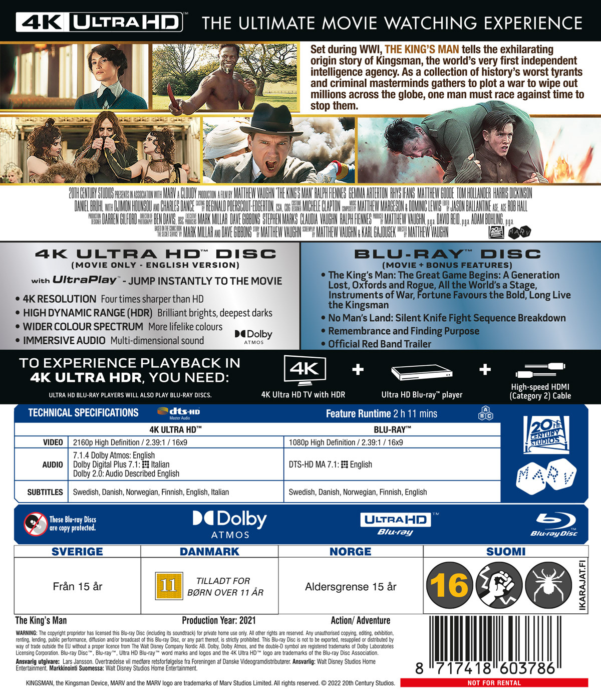 Movie - The King's Man (2021)-Uhd+Bd