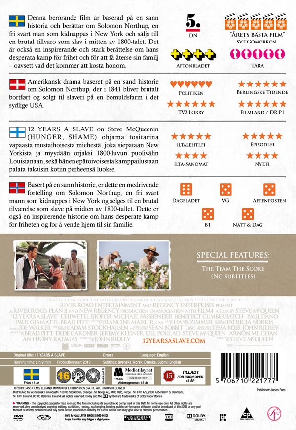 Movie - 12 Years A Slave