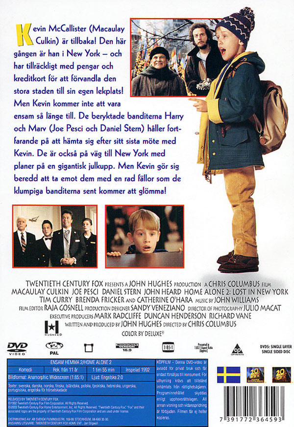 Movie - Home Alone 2 Dvd
