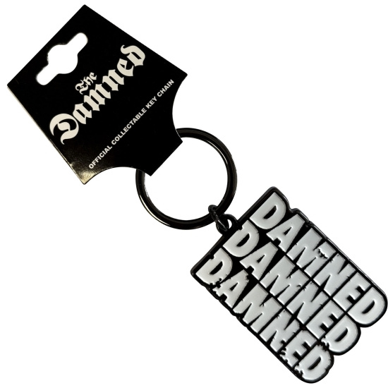 Damned - Stacked Logo Keychain