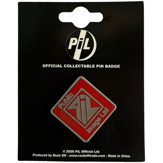 Pil - New Logo Red Pin Badge